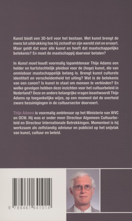 Achterkant van Kunst moet