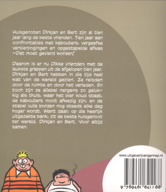 Achterkant van Dikke vrienden