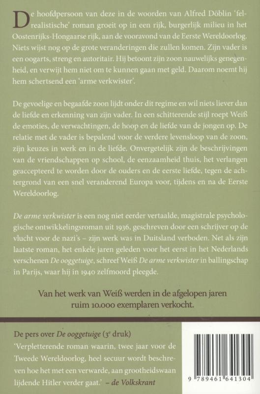 Achterkant van De arme verkwister