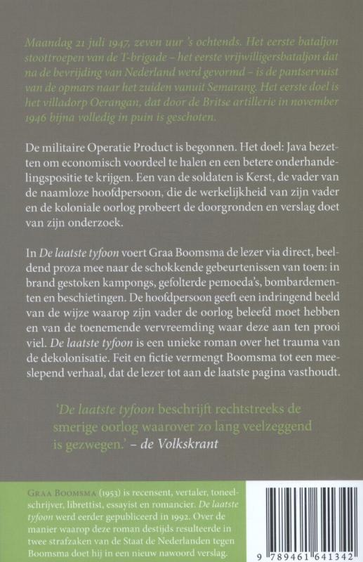 Achterkant van De laatste typhoon
