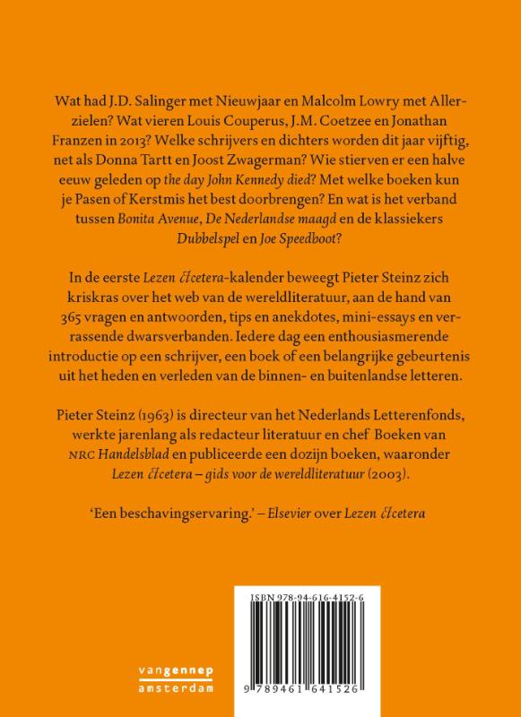 Achterkant van 2013