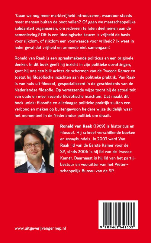 Achterkant van Op zoek naar vrijheid