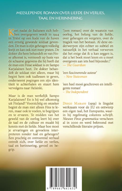 Achterkant van Nieuwe Finse grammatica