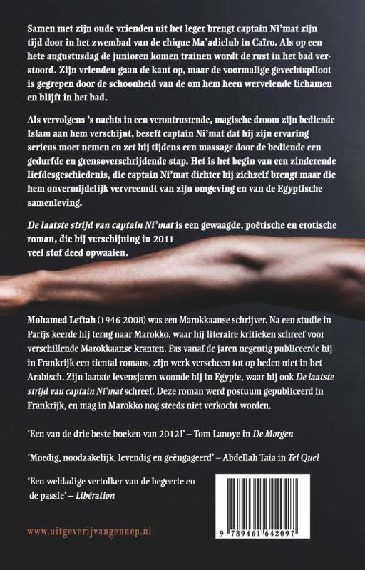 Achterkant van De laatste strijd van kapitein Ni'mat