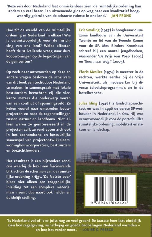 Achterkant van De laatste boer
