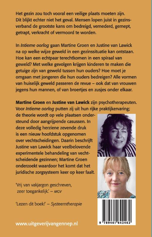 Achterkant van Intieme oorlog