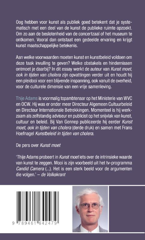 Achterkant van Kunst als publiek goed