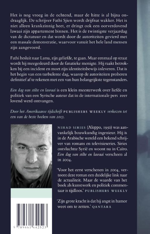 Achterkant van Een dag van stilte en lawaai