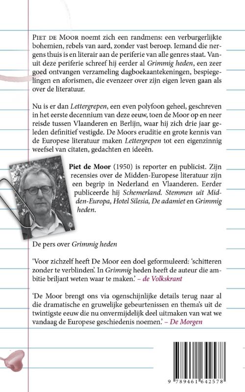 Achterkant van Lettergrepen