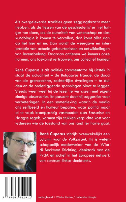 Achterkant van Het humeur van Nederland