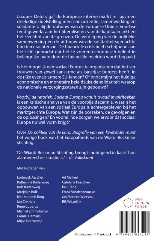 Achterkant van Voorbij de retoriek
