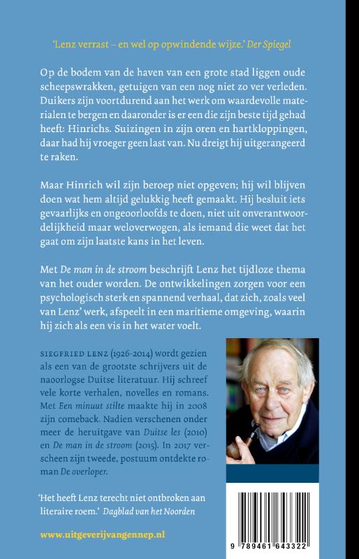 Achterkant van De man in de stroom