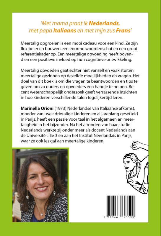 Achterkant van Meertalig opvoeden