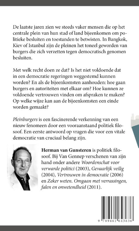 Achterkant van Pleinburgers