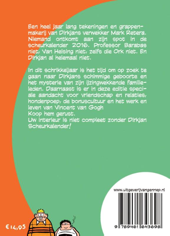Achterkant van 2016