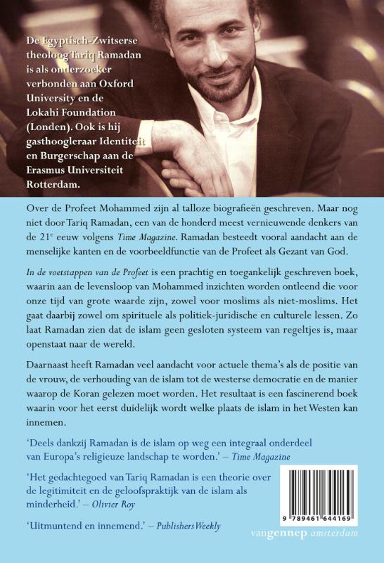 Achterkant van In de voetstappen van de profeet