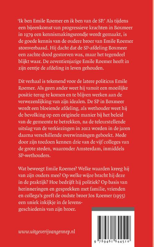 Achterkant van Passie voor politiek