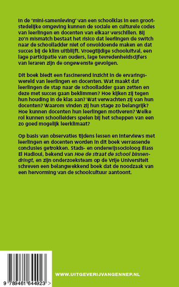 Achterkant van Switchen en klimmen
