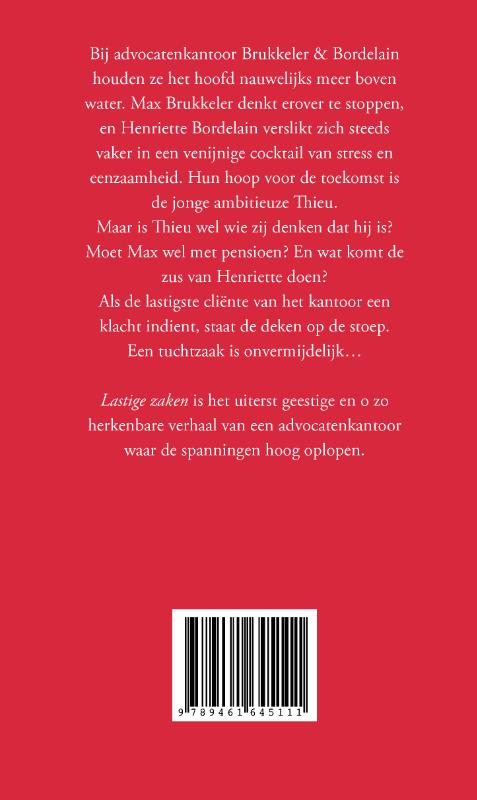 Achterkant van Lastige zaken