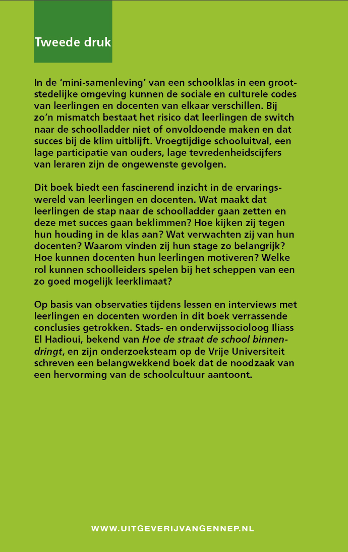 Achterkant van Switchen en klimmen