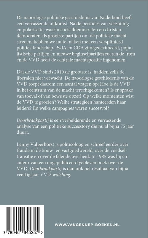 Achterkant van Doorbraakpartij