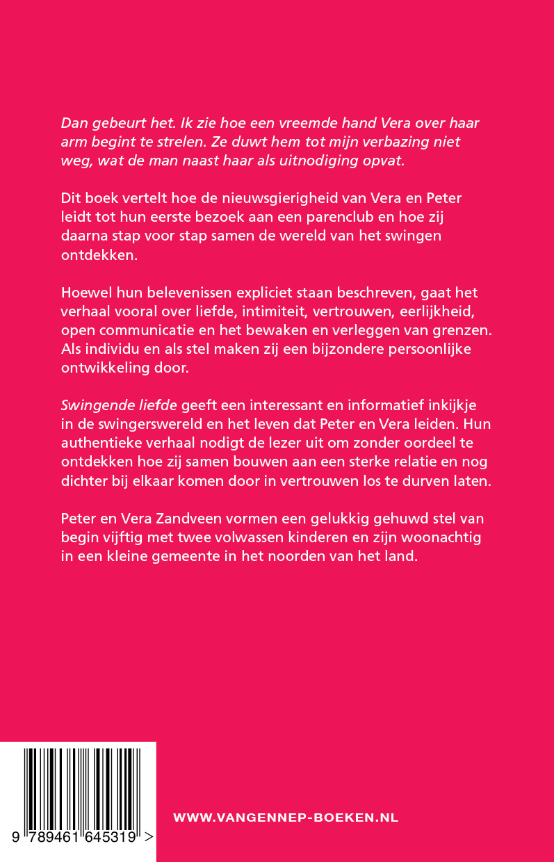 Achterkant van swingende liefde