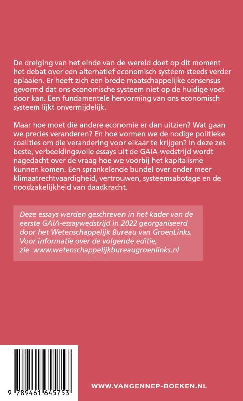 Achterkant van Het kapitalisme voorbij