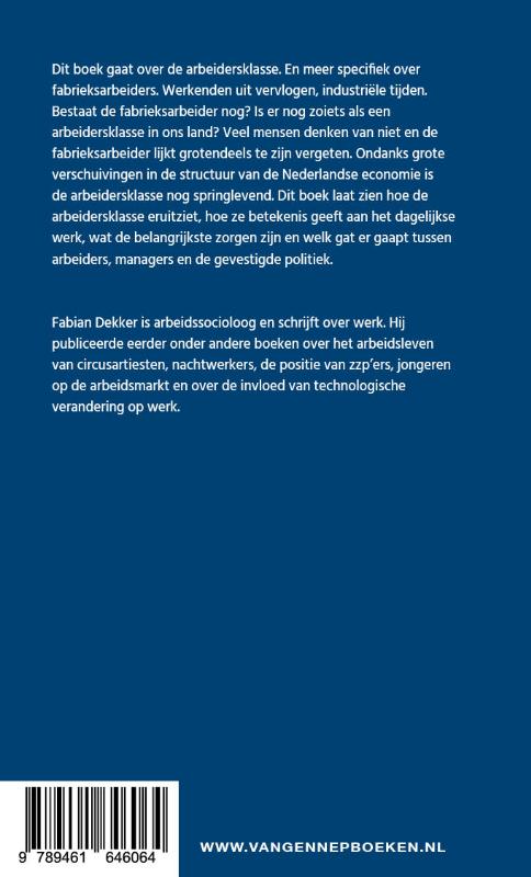 Achterkant van Fabriekswerk