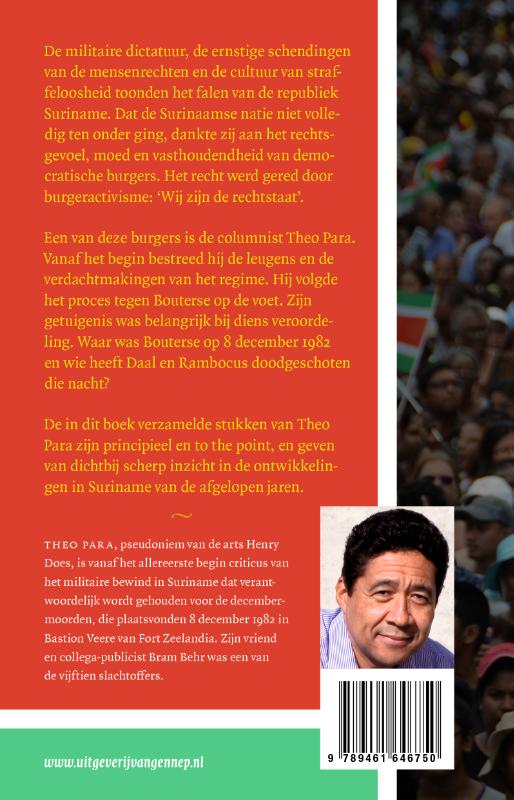 Achterkant van Verzwegen werkelijkheid