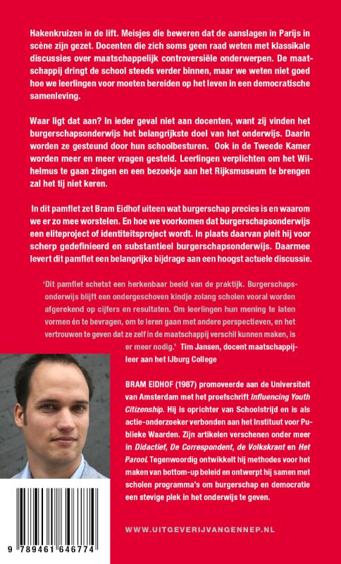 Achterkant van Het Wilhelmus voorbij