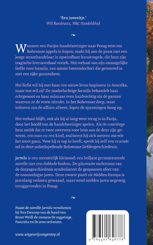 Achterkant van Jarmila