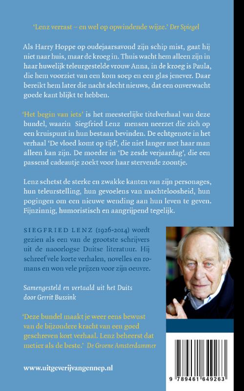 Achterkant van Het begin van iets