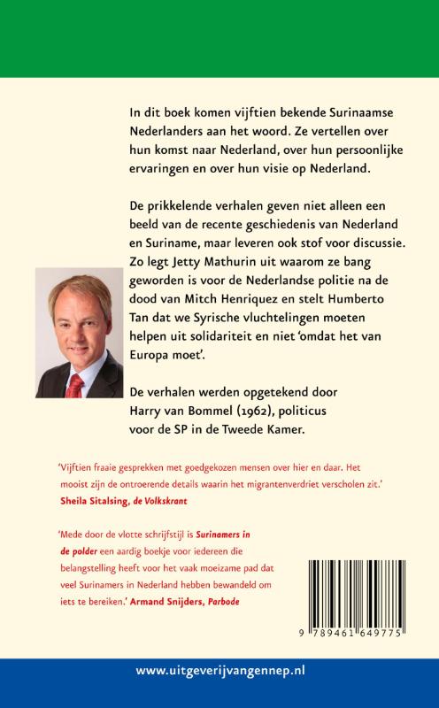 Achterkant van Surinamers in de polder