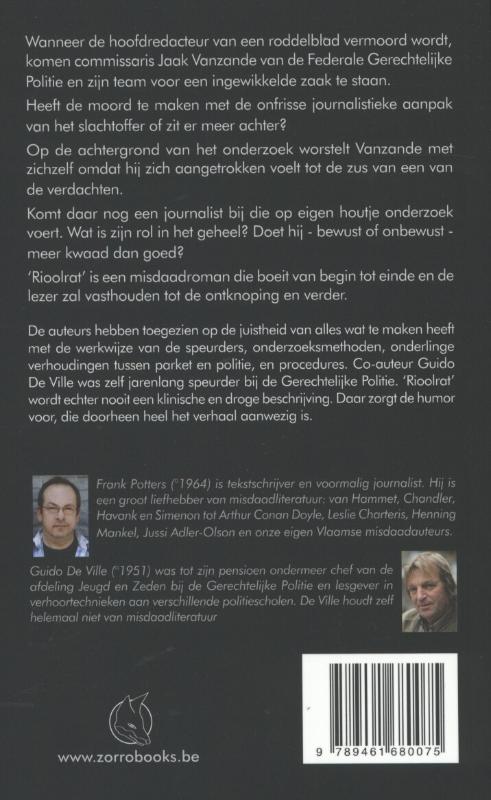 Achterkant van Rioolrat