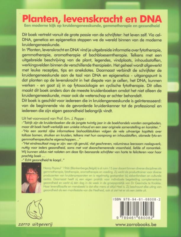 Achterkant van Planten, levenskracht en DNA