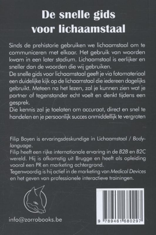 Achterkant van De snelle gids voor lichaamstaal