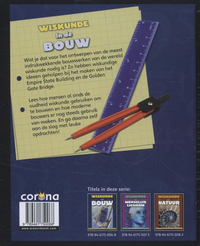 Achterkant van Wiskunde in de bouw