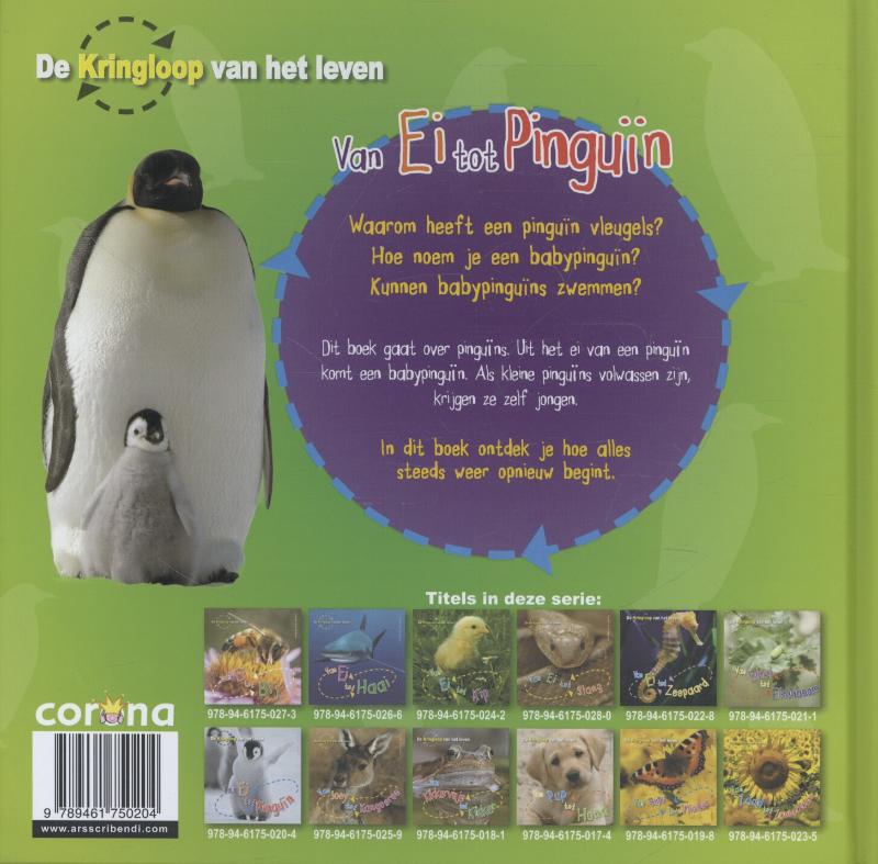 Achterkant van Van ei tot pinguin