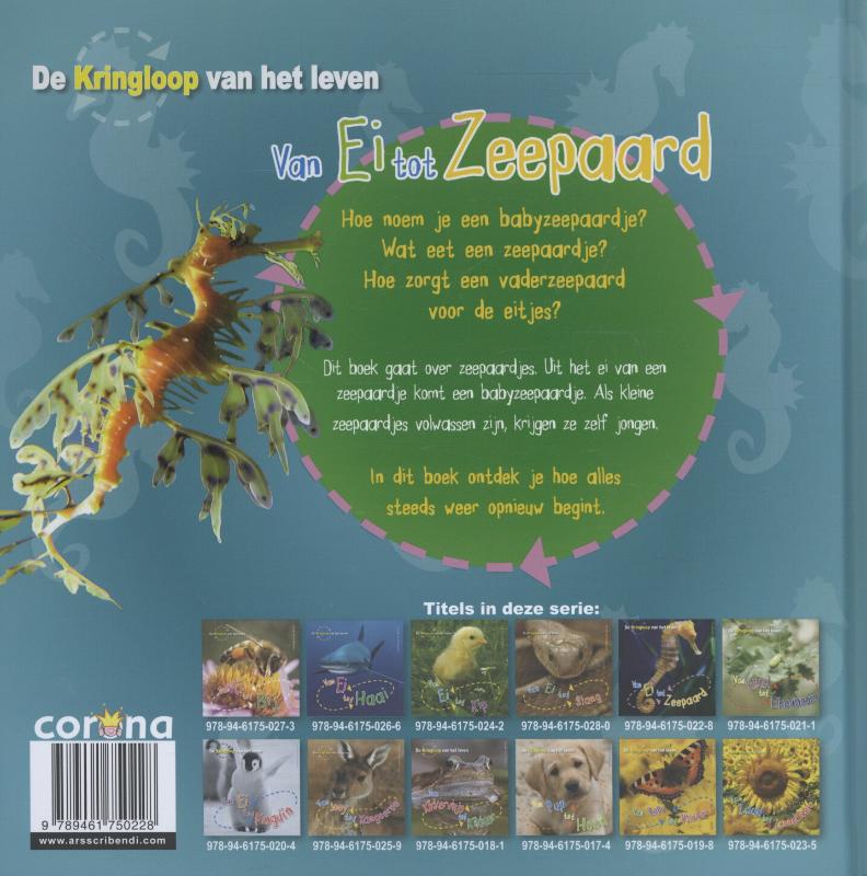 Achterkant van Van ei tot zeepaardje