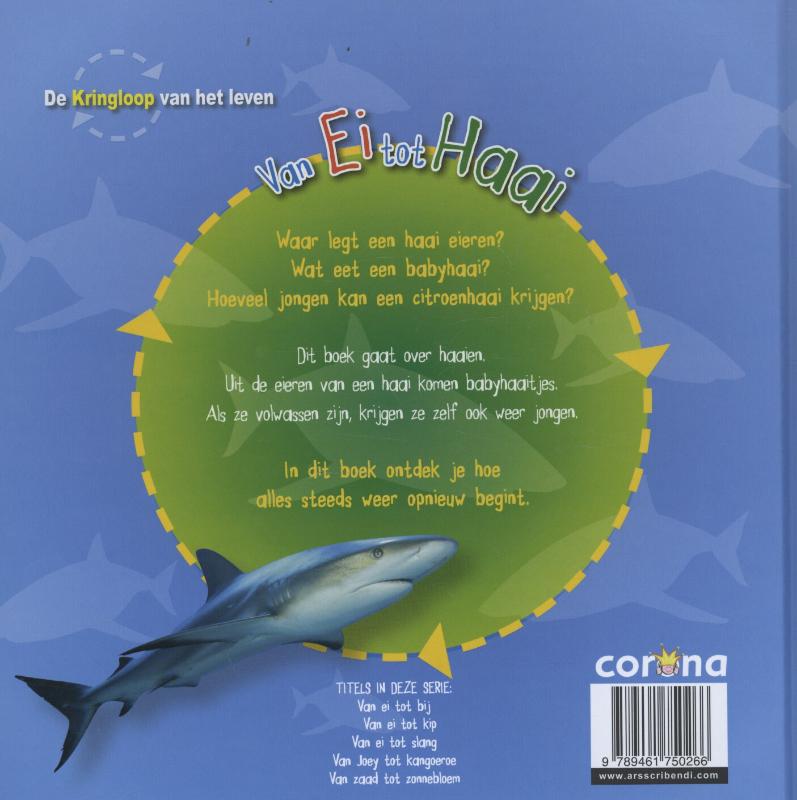 Achterkant van Van ei tot haai
