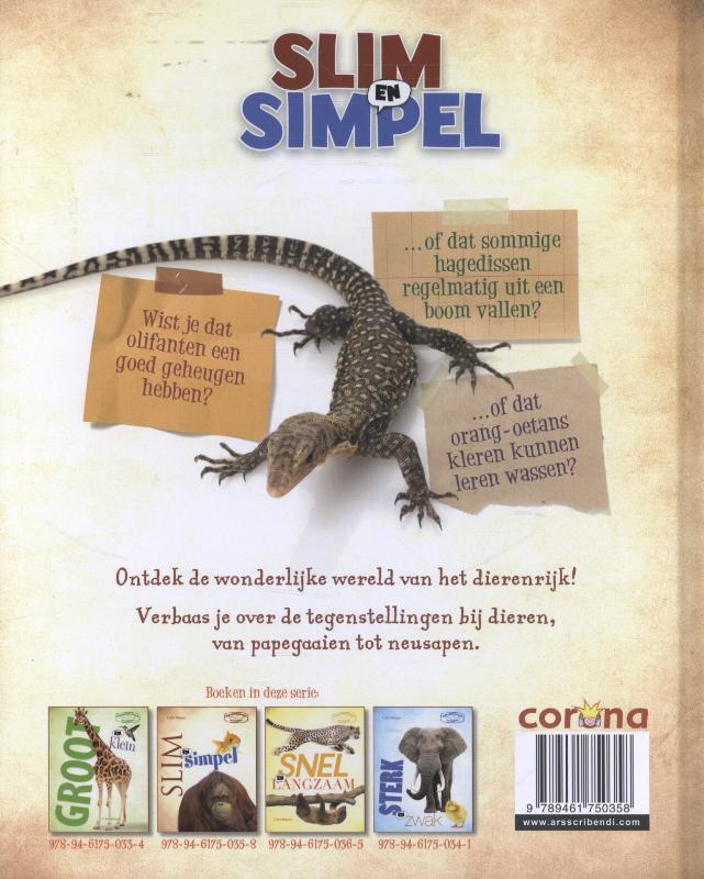 Achterkant van Slim en simpel