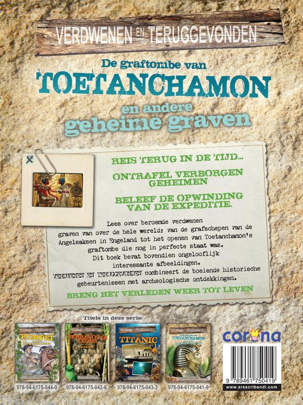 Achterkant van De graftombe van toetanchamon en andere geheime graven