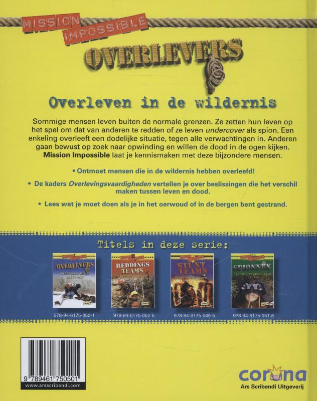 Achterkant van Overlevers
