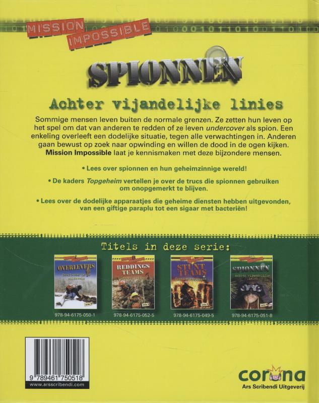 Achterkant van Spionnen