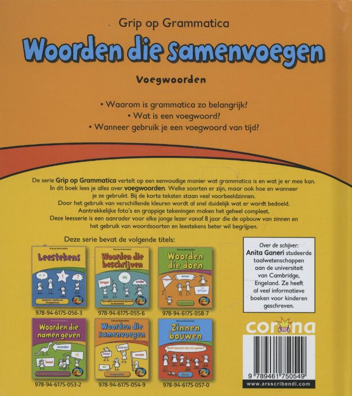 Achterkant van Grip op grammatica