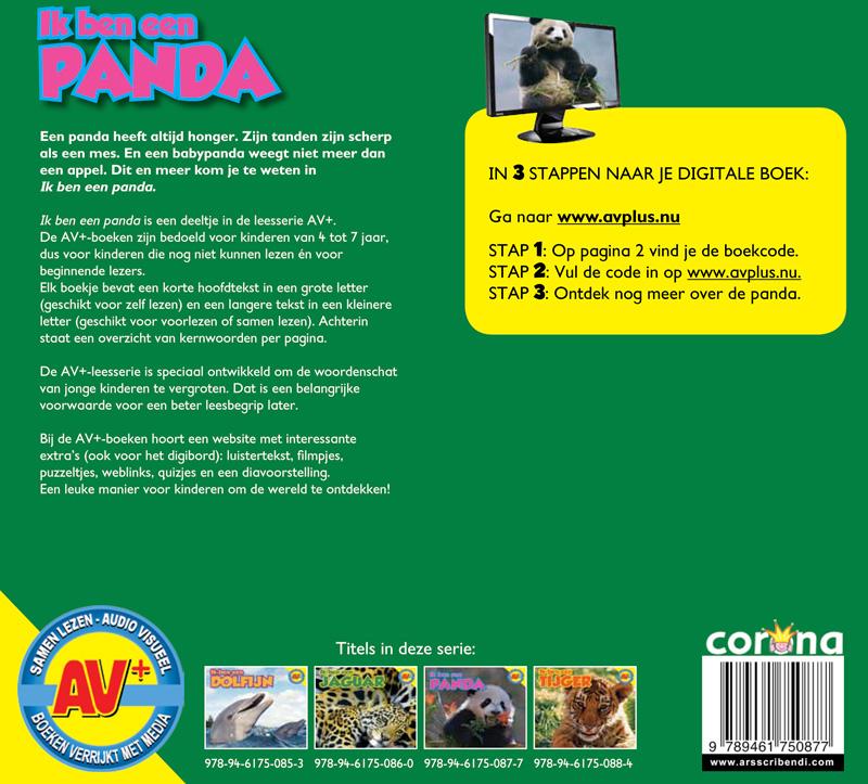 Achterkant van Panda