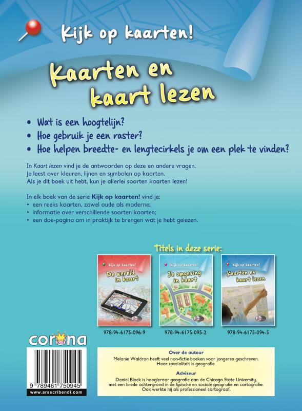 Achterkant van Kaarten en kaart lezen