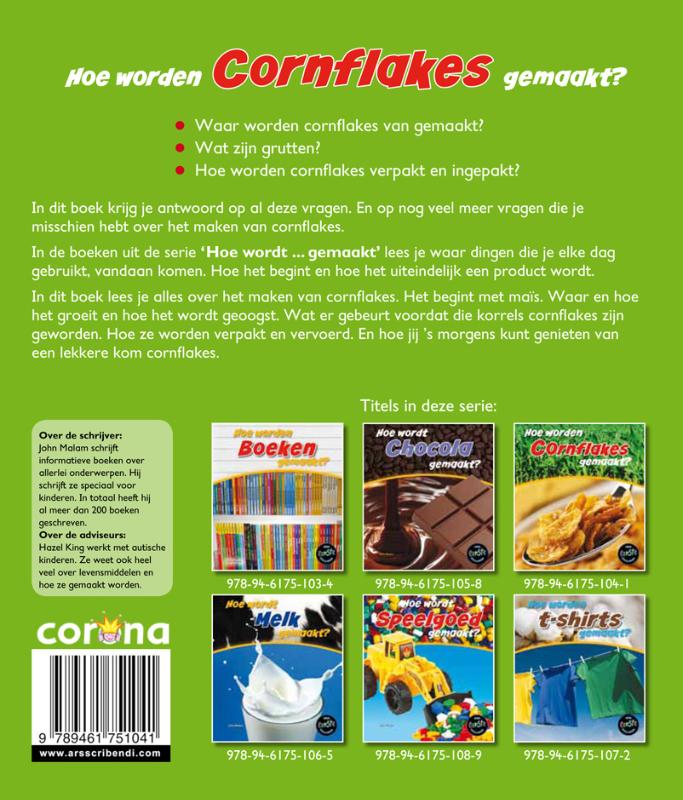Achterkant van Hoe worden cornflakes gemaakt?