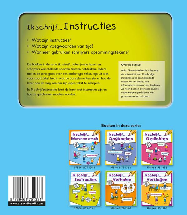 Achterkant van Instructies