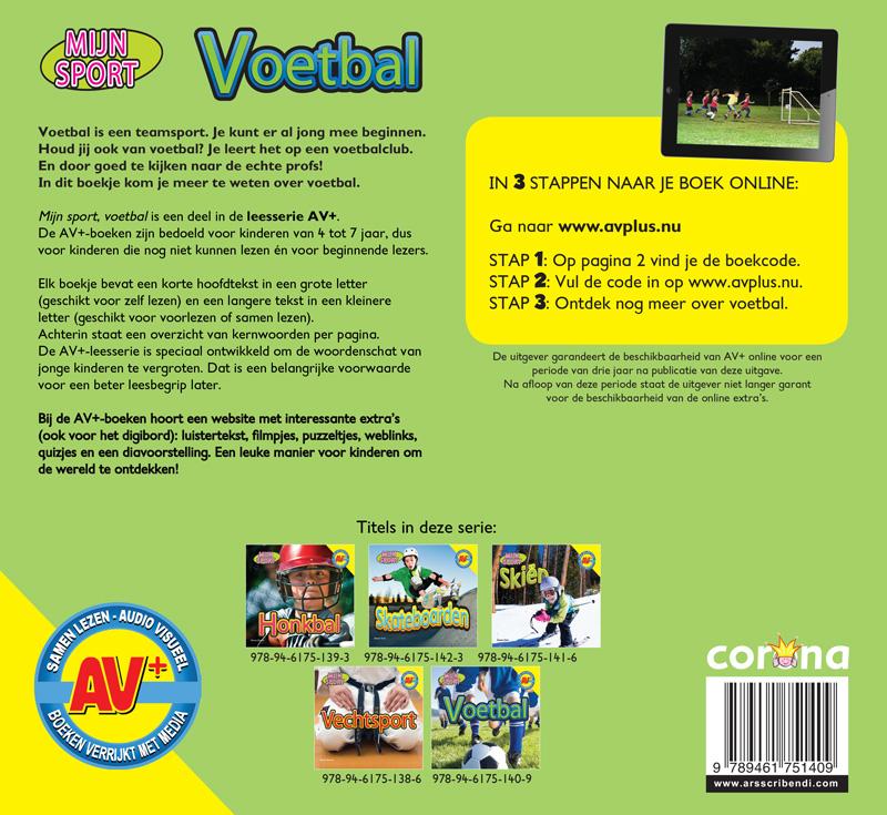 Achterkant van Voetbal